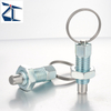 Doseurs d'indexation en acier inoxydable, non verrouillables, avec boucle m&eacute;tallique &agrave; anneau de traction, s&eacute;rie GN 717 PBUL