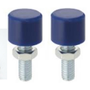 Stopbouten Zeskantige dop met urethaanbumper UNBH UNBHH