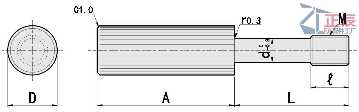V&iacute;t cố định Đ�h v�phẳng d&agrave;i bằng th&eacute;p kh&ocirc;ng gỉ GUTBR