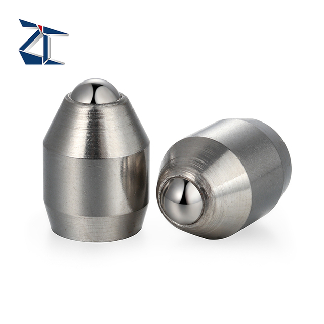 Trzpienie kulowe z kołnierzem ze stali nierdzewnej Gładkie BSZP