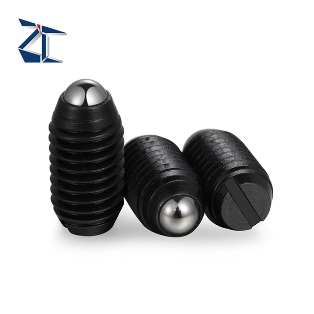 Poussoirs &agrave; ressort avec bille et fente BPES